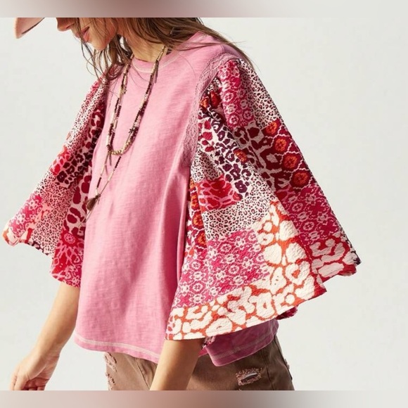 Pink Bohemian Women's Top - Picture 5 of 9